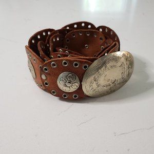 Vintage Handmade Leather Belt